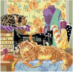 Cats in the Sewing Room (image for) Cats in the Sewing Room